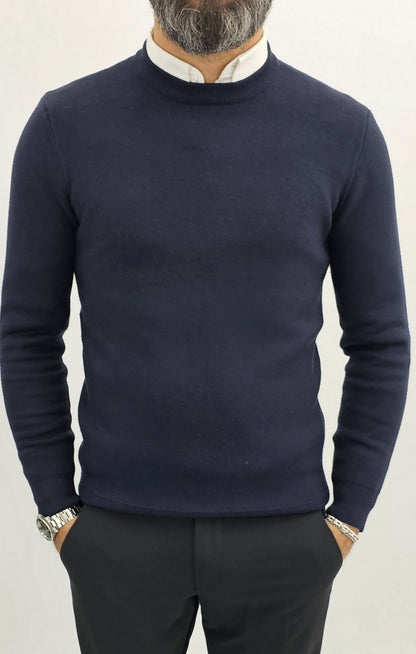 Maglione uomo invernale cardigan girocollo maglia sotto giacca s,m,l,xl
