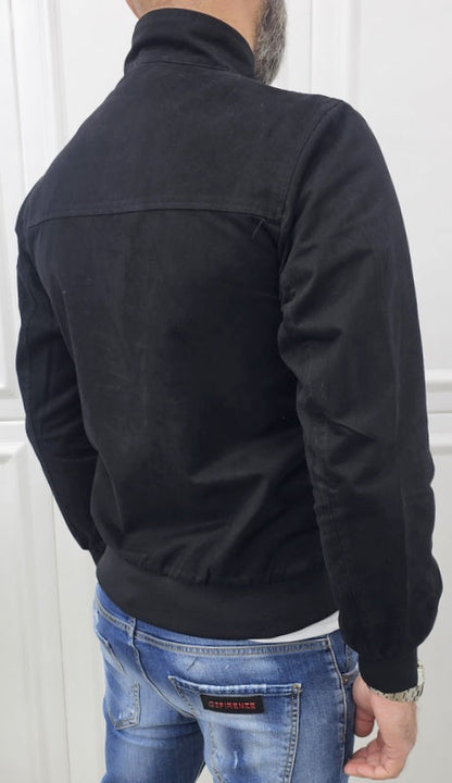 GIUBBINO BOMBER  EFFETTO JEANS 2 COLORI S,M,L,XL,XXL